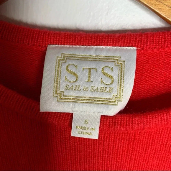 Sail to Sable Cashmere Wool Blend Bell Sleeve Sweater - Picture 9 of 10